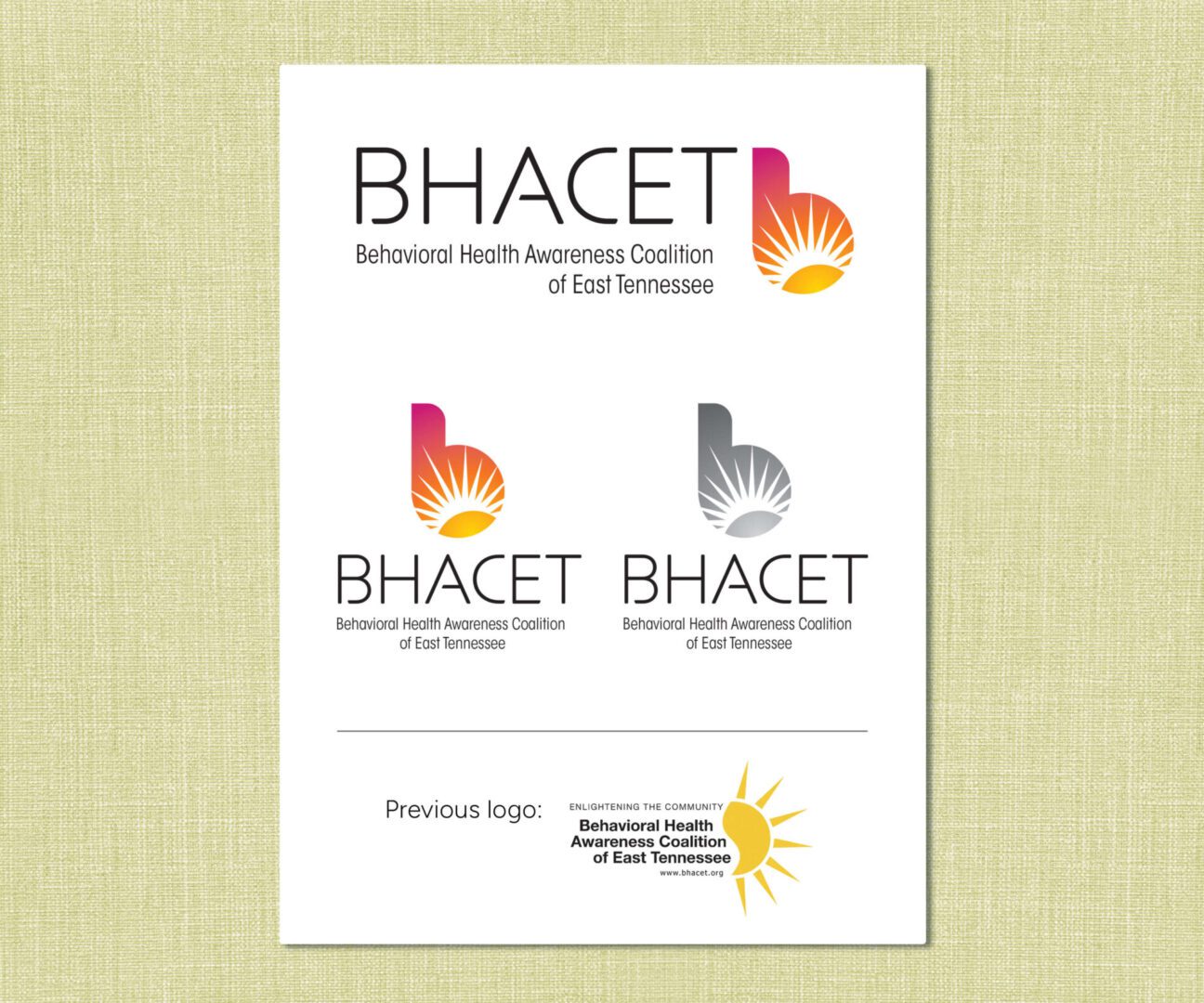 BHACET logos on one page
